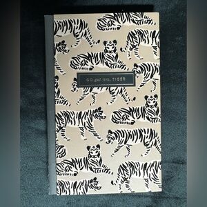 Tiger Print Notebook - 'Go get 'em, TIGER'